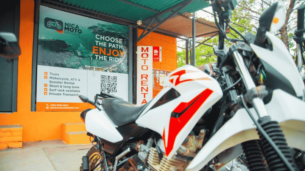 Nica Moto Rentals San Juan del Surs Motorcycle rental